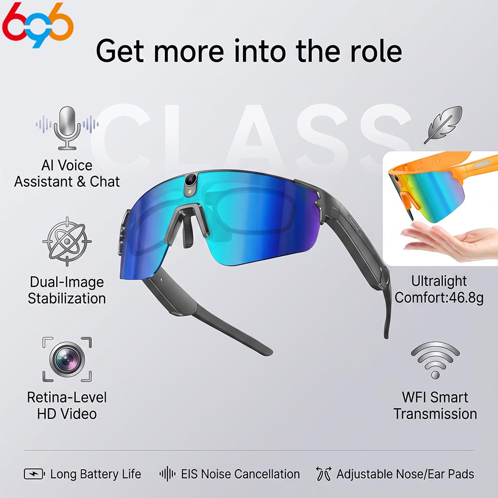 Kacamata Pintar AI HD Kamera A - Smart Glasses Lens ulasan dan harga